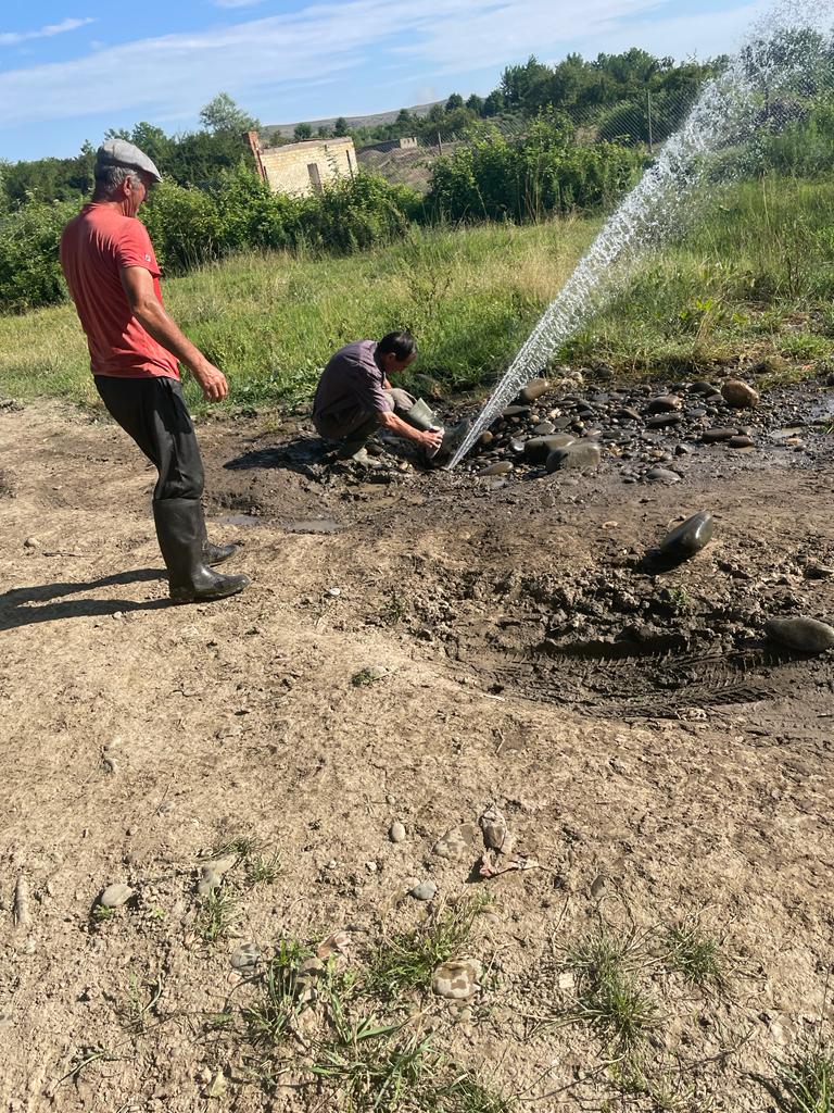 Ремонт магистрального водопровода на участке с\\з Герейханова.